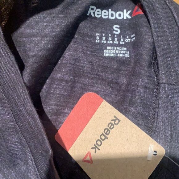 Reebok Elements Marble sleeveless marked dark gray top, NWT, small - Picture 9 of 9